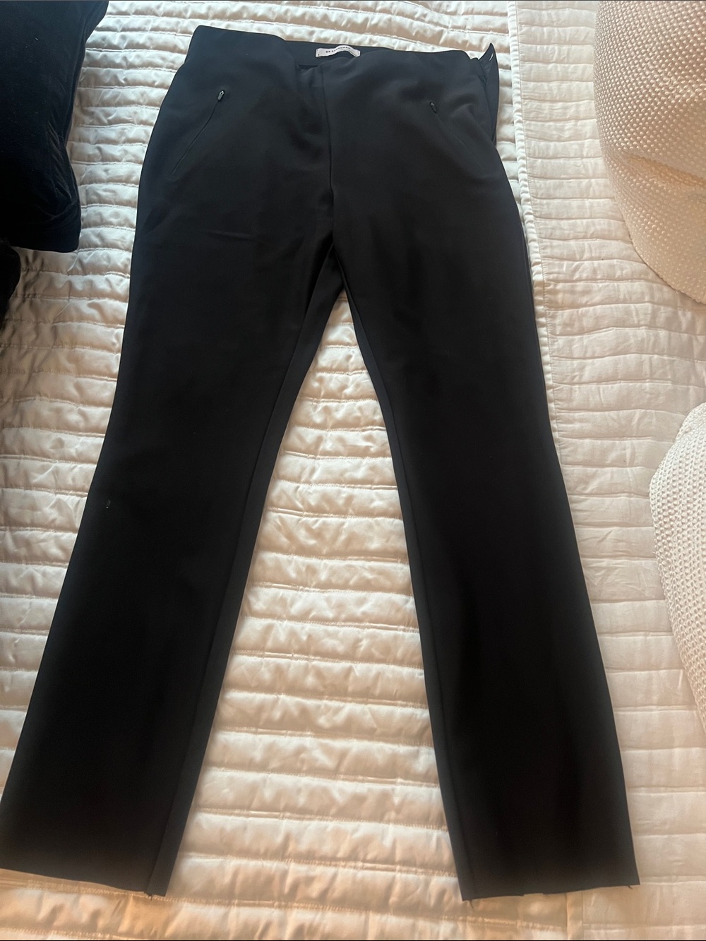 Banana Republic Factory Black Straight-Leg Women's Pants